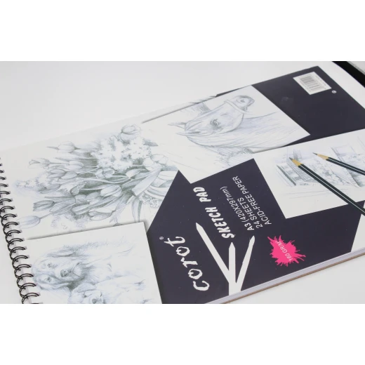 دفتر رسومات مقاس كوروت  A3 - ستوي - Image 3