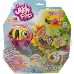 Jiggly Pets "Busy Bee" – Electronic Toy Bee with Interactive Play Track for Kids Aged 4 & Up
