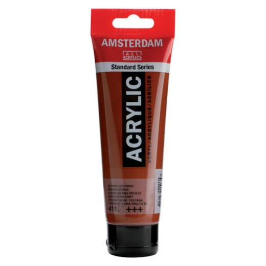 Amsterdam Acrylic Paint Oxide Brown, 120 ml Rich Opaque Acrylic Paint High Coverage Warm Brown Tone Standard Series For Canvas, Paper & Wood Amsterdam Acrylic Paint Oxide Brown, 120 ml Rich Opaque Acrylic Paint High Coverage Warm Brown Tone Standard Series For Canvas, Paper & Wood