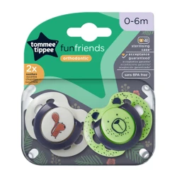 Tommee Tippee Fun Friend, 0-6m, 2 Pieces