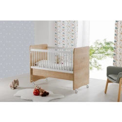 Babywhen 1066 Mother Side Crib With Wheels Somon