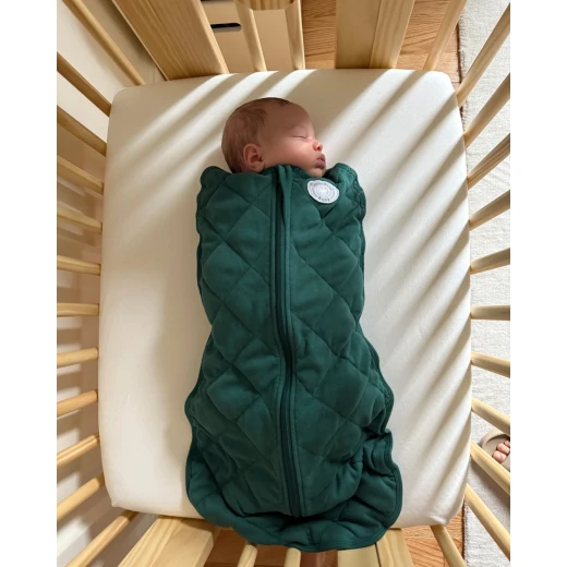 Dream Weighted Sleep Swaddle, Forest Green, 0-6 Months - Dreamland baby - Image 3