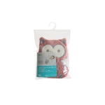 Babyjem Cherry Seeds Filled Velvet Colic Pillow / Owl / Rose Color - BabyJem