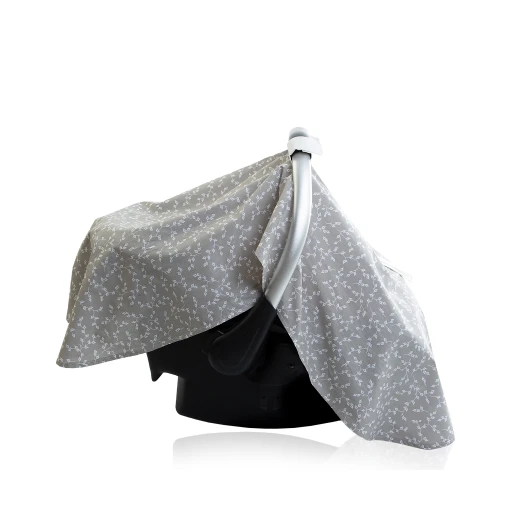 Babyjem Babyjem Baby Cover Gray Flower - BabyJem - Image 6