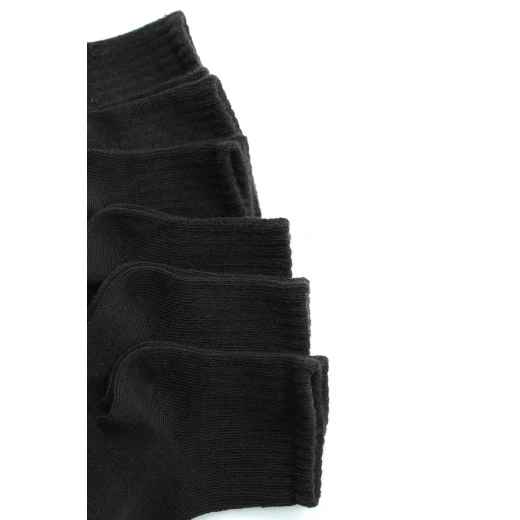 جوارب مسطحة ممشطة، (6-12 شهر) أسود 6 أزواج من بيستايل - BiOrganic - Image 6
