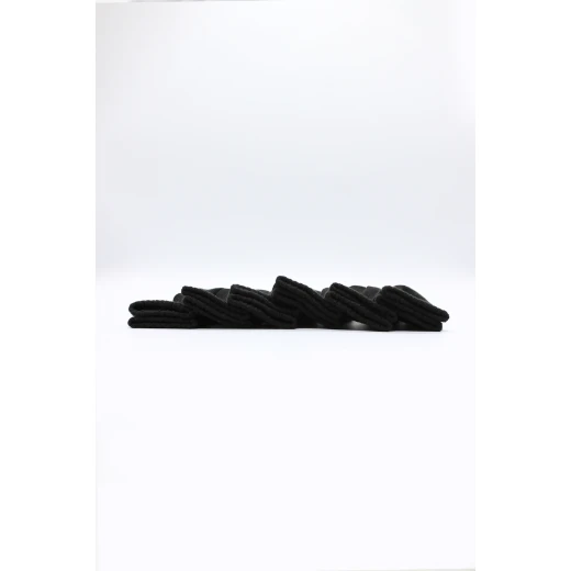 جوارب مسطحة ممشطة، (6-12 شهر) أسود 6 أزواج من بيستايل - BiOrganic - Image 7