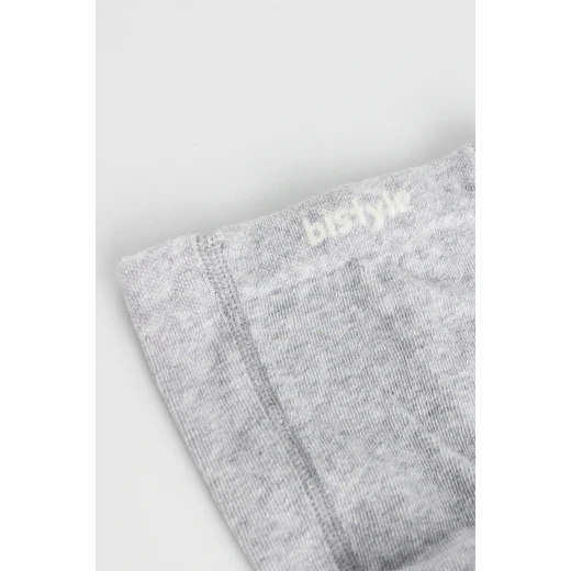 بنطال ضيق من القطن الممشط (0-6 أشهر) رمادي من بيستايل - BiOrganic - Image 5