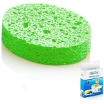 اسفنجة استحمام طبيعية من بيبي جيم / أخضر - بيبي جيم