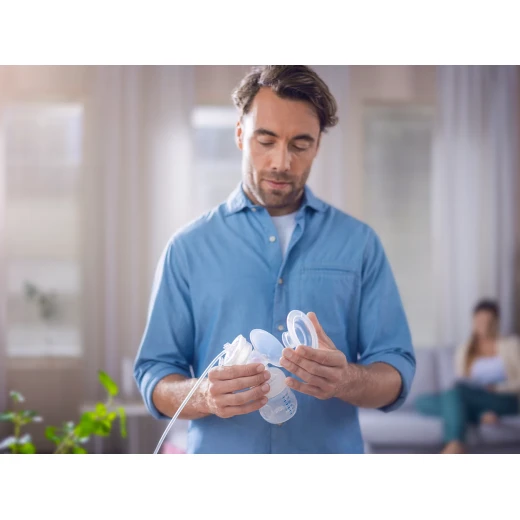 مضخة حليب كهربائية فردية محمولة, بطارية قابلة لإعادة الشحن وتقنية الحركة الطبيعية مع شاشة مؤقت من فيليبس أفينت - فيليبس افينت - Image 7