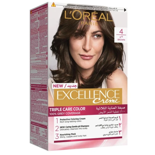 L’Oréal Paris Excellence, 4.0 Brown L’Oréal Paris Excellence, 4.0 Brown