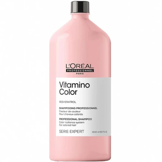 L'Oreal Professionnel Paris Vitamino Color Shampoo - Protects & Preserves Hair Color, Prevents Damage, Adds Vibrancy & Enhances Shine 1.5L1 L'Oreal Professionnel Paris Vitamino Color Shampoo - Protects & Preserves Hair Color, Prevents Damage, Adds Vibrancy & Enhances Shine 1.5L1