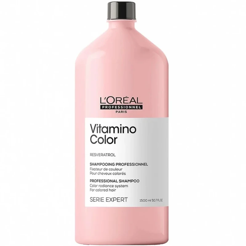 L'Oreal Professionnel Paris Vitamino Color Shampoo - Protects & Preserves Hair Color, Prevents Damage, Adds Vibrancy & Enhances Shine 1.5L1 - Loreal professionnel