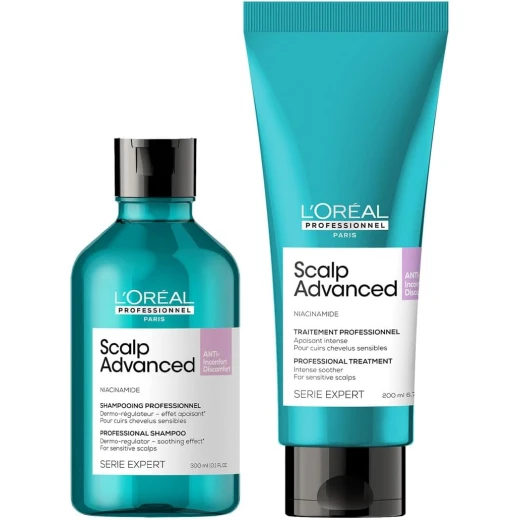 L’Oréal Professionnel│Scalp Advanced: Anti-discomfort Glacial Utopia Duo Set | Shampoo 300ml & Treatment 200ml | SERIE EXPERT - Loreal professionnel - Image 2