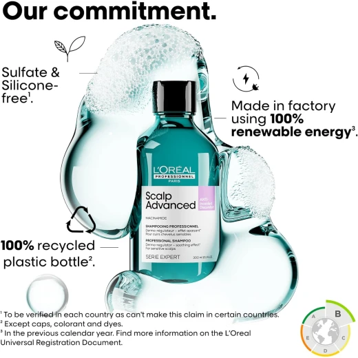 L’Oréal Professionnel│Scalp Advanced: Anti-discomfort Glacial Utopia Duo Set | Shampoo 300ml & Treatment 200ml | SERIE EXPERT - Loreal professionnel - Image 6
