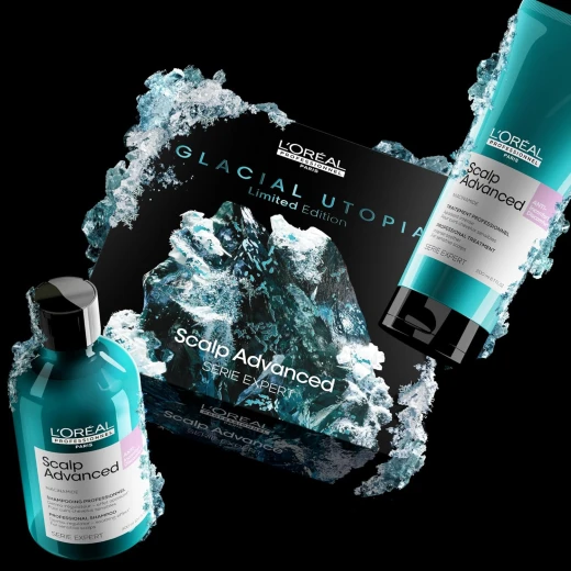 L’Oréal Professionnel│Scalp Advanced: Anti-discomfort Glacial Utopia Duo Set | Shampoo 300ml & Treatment 200ml | SERIE EXPERT - Loreal professionnel - Image 10
