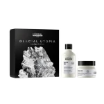 L'oreal Professionnel Serie Expert Glacial Utopia Metal Detox Shampoo 300Ml + Mask 250 Gift Set - Loreal professionnel