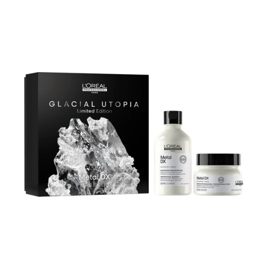 L'oreal Professionnel Serie Expert Glacial Utopia Metal Detox Shampoo 300Ml + Mask 250 Gift Set L'oreal Professionnel Serie Expert Glacial Utopia Metal Detox Shampoo 300Ml + Mask 250 Gift Set