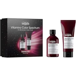 L’Oreal Professionnel, Vitamino Color Spectrum Haircare Gift Set Duo, for all colored hair, even the most vivid colors. To lock in your day 1 color vibrancy for up to 100 days