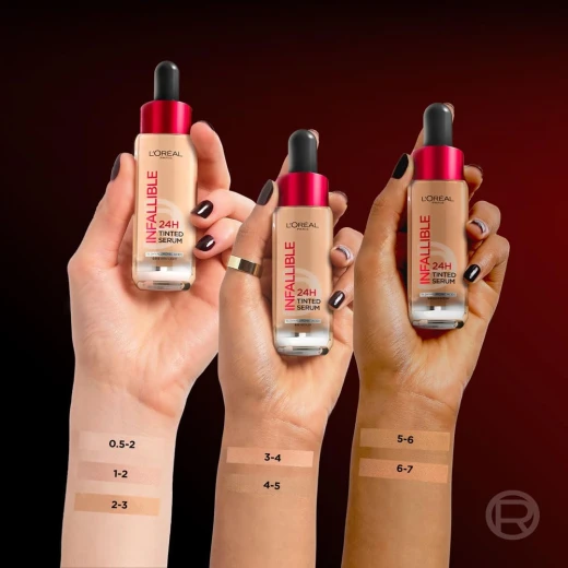 L'Oréal Paris 24 Hour Tinted Serum Shade Tan 6-7 - L'Oreal Paris - Image 3
