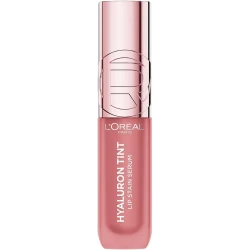 L'Oréal Paris Hyaluron Tint Lip Stain Serum, Long Lasting, Hydrating Lip Makeup Infused with Hyaluronic Acid, 601 Worth It (Pinky Nude)t