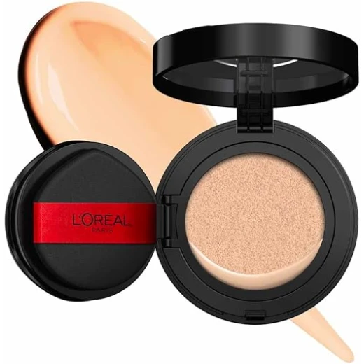 L'Oréal Paris Infaillible Fresh Wear Cushion Foundation, Long-Lasting, Lightweight, Flawless 24HR Coverage, K-beauty Inspired, 100 L'Oréal Paris Infaillible Fresh Wear Cushion Foundation, Long-Lasting, Lightweight, Flawless 24HR Coverage, K-beauty Inspired, 100