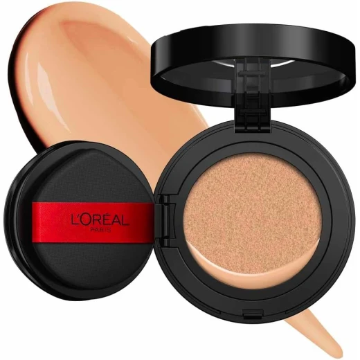 L'Oréal Paris Infaillible Fresh Wear Cushion Foundation, Long-Lasting, Lightweight, Flawless 24HR Coverage, K-beauty Inspired, 250
