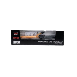 Hummer Black Titanium Professional Curling Iron 19 mm Hair Curler for Medium Soft Curls with Titanium Barrel Even Heat Distribution Nano Silver Technology 360 Degree Rotating Handle Fast Heat Up to 210°C