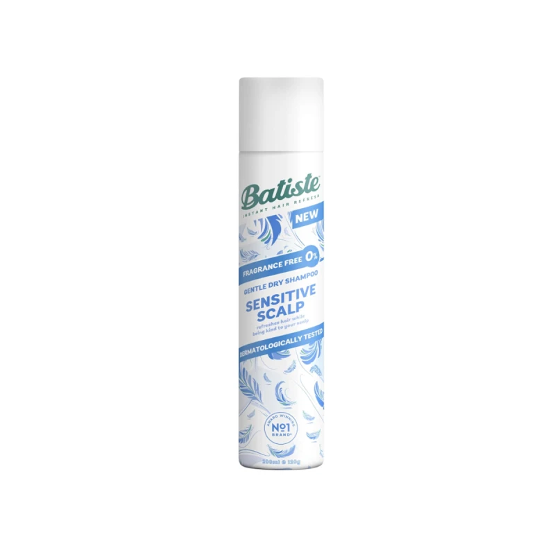 Batiste Dry Shampoo Sensitive Scalp Fragrance Free 200ml - Batiste