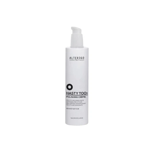 AlterEgo Hasty Too Polishing Creme 125 ml Lightweight Hair Polishing Cream for Shine Frizz Control and Smooth Finish Leaves Hair Soft Glossy and Manageable Without Weight Suitable for All Hair Types Styling Use AlterEgo Hasty Too Polishing Creme 125 ml Lightweight Hair Polishing Cream for Shine Frizz Control and Smooth Finish Leaves Hair Soft Glossy and Manageable Without Weight Suitable for All Hair Types Styling Use