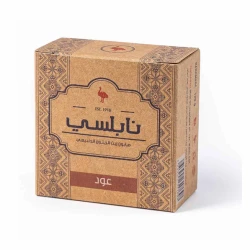 Nabulsi Al-Naama Premium Oud Soap Bar, 125g Natural Handcrafted Skincare with Luxurious Oriental Fragrance, Moisturizing & Gentle for Daily Use