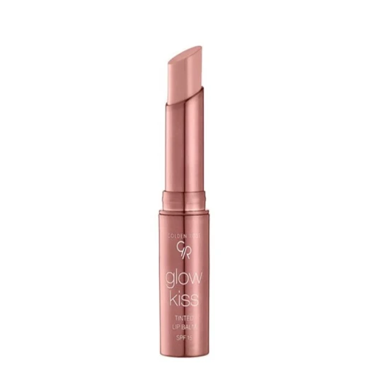 Golden Rose Glow Kiss Tinted Lip Balm - 01 Vanilla Latte - Golden rose - Image 2