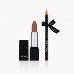 احمر شفاه ماتيفر  رقم 02 + هدية قلم تحديد الشفاه درجة رقم 04 من نوت كوزماتيك - Mattever cosmetique