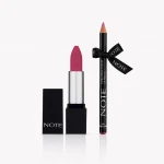 Note Cosmetique  Mattever Lipstick  14 dear cherry + Perfect Lip Liner No04 Gift - Note