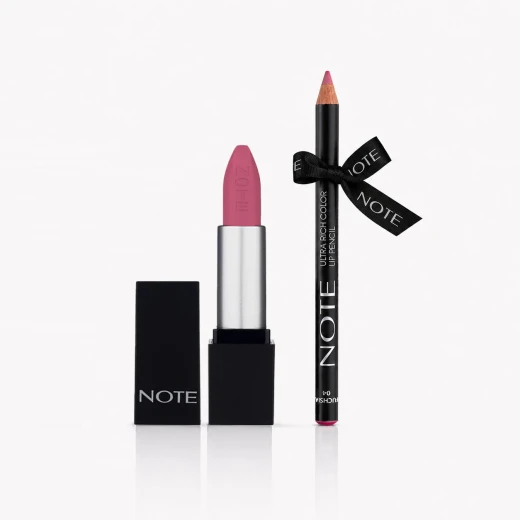 Note Cosmetique Mattever Lipstick 15 Favorite Pink + Perfect Lip Liner No 04 Gift Note Cosmetique Mattever Lipstick 15 Favorite Pink + Perfect Lip Liner No 04 Gift