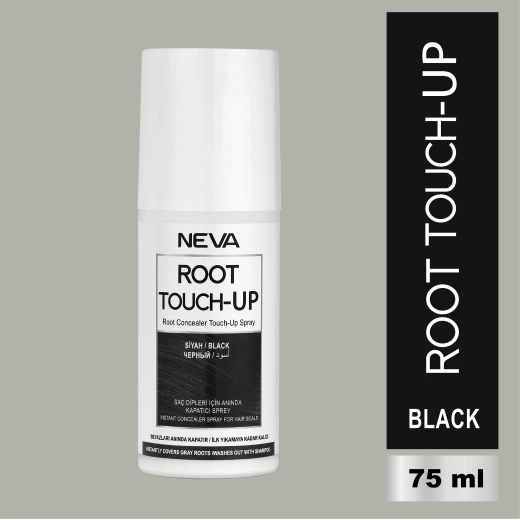 Neva Root Touch Up Spray, Black Color, 75 Ml Neva Root Touch Up Spray, Black Color, 75 Ml