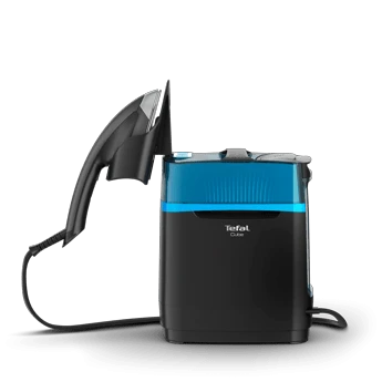 Tefal UT2020 Cube, High Pressure Clothes Steamer, Black and Blue, 2170 W, 1.1 L - Tefal - Image 2