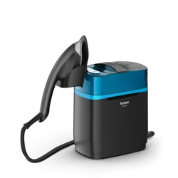 Tefal UT2020 Cube, High Pressure Clothes Steamer, Black and Blue, 2170 W, 1.1 L