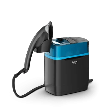 Tefal UT2020 Cube, High Pressure Clothes Steamer, Black and Blue, 2170 W, 1.1 L