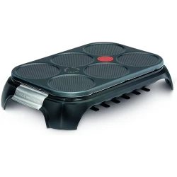 Tefal Electric crepe maker, 6 prints, non-stick coating, Thermospot function, Storage of accessories under the appliance, Pancakes, Blinis, Made in France, Crep Party