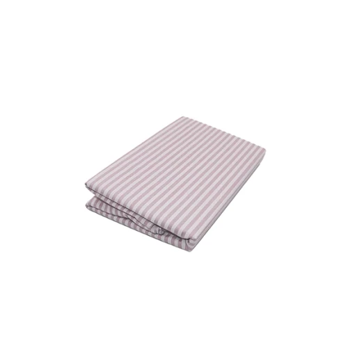 Cannon Dots & Stripes Fitted Sheet Set - Poly Cotton - Single & Twin - 2 Pcs - OldRose - Cannon - Image 2