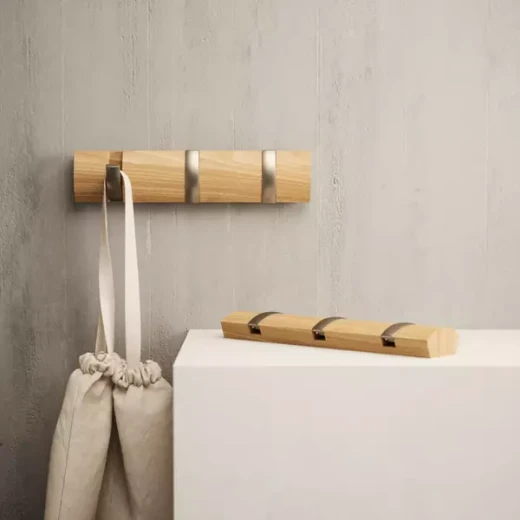 أومبرا - 3 علاقات  حائط "Flip" - بيج - أومبرا - Image 4