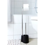 Wenko Avola Free-standing Rustproof Toilet Set - Black - Wenko