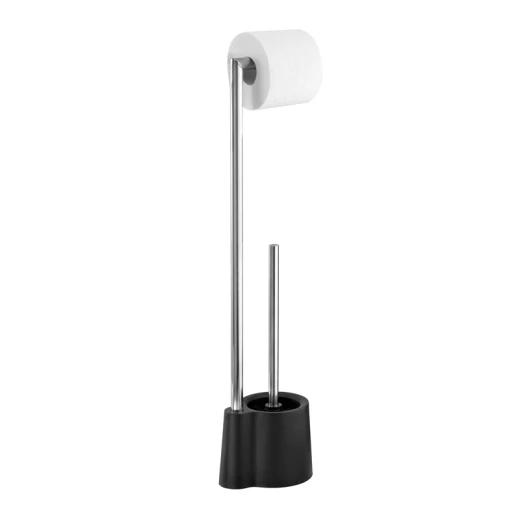 Wenko Avola Free-standing Rustproof Toilet Set - Black - Wenko - Image 7
