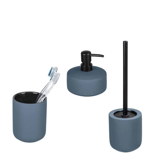 Wenko "Avellino" Toilet Brush - Ceramic - Blue - Wenko - Image 3
