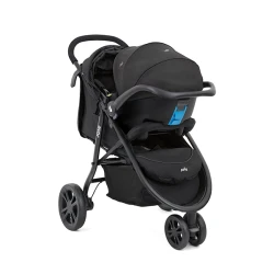 Joie Litetrax 3 Stroller in Coal: Experience effortless journeys with this lightweight, compact travel system, perfectly designed for newborns. Features include easy fold, smooth maneuverability, and a comfortable ride. Ideal for urban adventures and daily use. A top choice for parents seeking convenience and style.