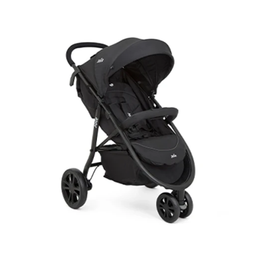 Joie Litetrax 3 Stroller in Coal: Experience effortless journeys with this lightweight, compact travel system, perfectly designed for newborns. Features include easy fold, smooth maneuverability, and a comfortable ride. Ideal for urban adventures and daily use. A top choice for parents seeking convenience and style. - Joie - Image 4