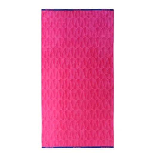 Pierre Cardin Patch Beach Towel - 100% Cotton - 90x170 Cm - Fushia Pierre Cardin Patch Beach Towel - 100% Cotton - 90x170 Cm - Fushia