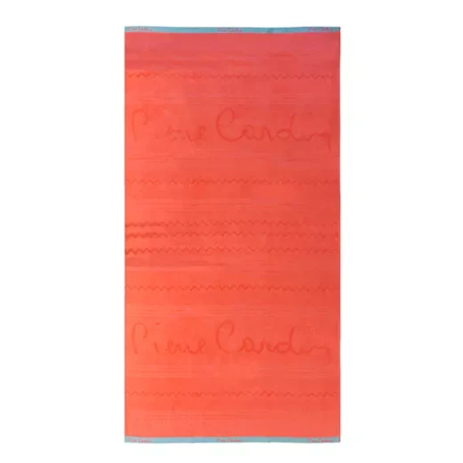 Pierre Cardin Zak Beach Towel - 100% Cotton - 90x170 Cm - Orange