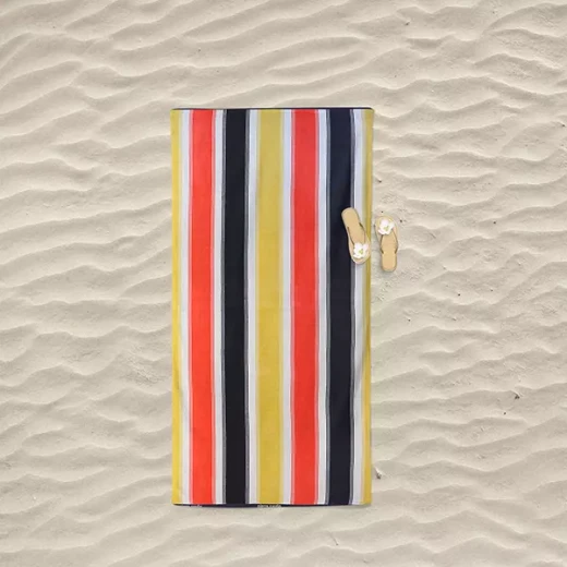 Pierre Cardin Fredy Beach Towel - 100% Cotton - 90x170 Cm - Yellow - Pierre Cardin - Image 2