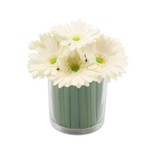 نوفا هوم "Gerbera" مزهرية زهور - 20 سم - أبيض نوفا هوم "Gerbera" مزهرية زهور - 20 سم - أبيض